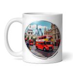 Casa si Gradina - Bucatarie si vesela - Cani si pahare - Cani si cesti - Cana alba personalizata, Orasul Londra, INOVATIX®. 330ml - Infinity.ro