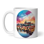 Casa si Gradina - Bucatarie si vesela - Cani si pahare - Cani si cesti - Cana alba personalizata, Orasul Praga, INOVATIX®. 330ml - Infinity.ro