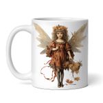 Casa si Gradina - Bucatarie si vesela - Cani si pahare - Cani si cesti - Cana alba personalizata, Zana toamnei, INOVATIX®. 330ml - Infinity.ro