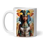 Casa si Gradina - Bucatarie si vesela - Cani si pahare - Cani si cesti - Cana alba personalizata, Zeita Nephthys, INOVATIX®. 330ml - Infinity.ro