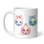 Casa si Gradina - Bucatarie si vesela - Cani si pahare - Cani si cesti - Cana alba personalizata, Globuri cu ochi, INOVATIX®. 330ml - Infinity.ro