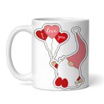 Casa si Gradina - Bucatarie si vesela - Cani si pahare - Cani si cesti - Cana alba personalizata, Gnom De Craciun I love you, INOVATIX®. 330ml - Infinity.ro