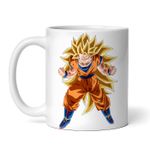 Casa si Gradina - Bucatarie si vesela - Cani si pahare - Cani si cesti - Cana alba personalizata, Goku God Dragon Ball, INOVATIX®. 330ml - Infinity.ro