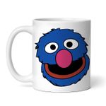 Casa si Gradina - Bucatarie si vesela - Cani si pahare - Cani si cesti - Cana alba personalizata, Grover Sesame Street, INOVATIX®. 330ml - Infinity.ro