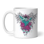 Casa si Gradina - Bucatarie si vesela - Cani si pahare - Cani si cesti - Cana alba personalizata, Guns and Roses, INOVATIX®. 330ml - Infinity.ro