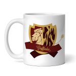Casa si Gradina - Bucatarie si vesela - Cani si pahare - Cani si cesti - Cana alba personalizata, Gryffindor sigiliu Harry Potter, INOVATIX®. 330ml - Infinity.ro