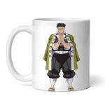 Casa si Gradina - Bucatarie si vesela - Cani si pahare - Cani si cesti - Cana alba personalizata, Gyomei Himejima Demon Slayer, INOVATIX®. 330ml - Infinity.ro