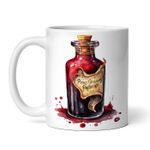 Casa si Gradina - Bucatarie si vesela - Cani si pahare - Cani si cesti - Cana alba personalizata, Halloween  Sticla cu potiune magica Peme  Jonny Pacodiace, INOVATIX®. 330ml - Infinity.ro