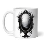 Casa si Gradina - Bucatarie si vesela - Cani si pahare - Cani si cesti - Cana alba personalizata, Halloween oglinda abisului, INOVATIX®. 330ml - Infinity.ro