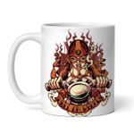 Casa si Gradina - Bucatarie si vesela - Cani si pahare - Cani si cesti - Cana alba personalizata, Hell on wheels, INOVATIX®. 330ml - Infinity.ro