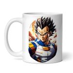 Casa si Gradina - Bucatarie si vesela - Cani si pahare - Cani si cesti - Cana alba personalizata, Personaj Vegeta Dragon Ball, INOVATIX®. 330ml - Infinity.ro