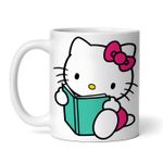 Casa si Gradina - Bucatarie si vesela - Cani si pahare - Cani si cesti - Cana alba personalizata, Hello Kitty citind, INOVATIX®. 330ml - Infinity.ro