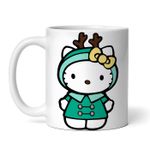 Casa si Gradina - Bucatarie si vesela - Cani si pahare - Cani si cesti - Cana alba personalizata, Hello Kitty iarna, INOVATIX®. 330ml - Infinity.ro