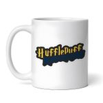 Casa si Gradina - Bucatarie si vesela - Cani si pahare - Cani si cesti - Cana alba personalizata, Hufflepuff Logo Harry Potter, INOVATIX®. 330ml - Infinity.ro