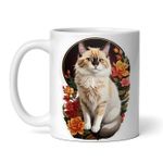 Casa si Gradina - Bucatarie si vesela - Cani si pahare - Cani si cesti - Cana alba personalizata, Pisica balineza, INOVATIX®. 330ml - Infinity.ro