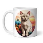 Casa si Gradina - Bucatarie si vesela - Cani si pahare - Cani si cesti - Cana alba personalizata, Pisica Burmeza, INOVATIX®. 330ml - Infinity.ro