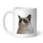 Casa si Gradina - Bucatarie si vesela - Cani si pahare - Cani si cesti - Cana alba personalizata, Pisica morocanoasa Meme, INOVATIX®. 330ml - Infinity.ro