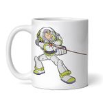 Casa si Gradina - Bucatarie si vesela - Cani si pahare - Cani si cesti - Cana alba personalizata, Toy Story Buzz Lightyear, INOVATIX®. 330ml - Infinity.ro