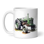 Casa si Gradina - Bucatarie si vesela - Cani si pahare - Cani si cesti - Cana alba personalizata, Tractor Boris, INOVATIX®. 330ml - Infinity.ro