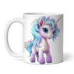 Casa si Gradina - Bucatarie si vesela - Cani si pahare - Cani si cesti - Cana alba personalizata, Unicornul Ziggy, INOVATIX®. 330ml - Infinity.ro