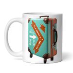 Casa si Gradina - Bucatarie si vesela - Cani si pahare - Cani si cesti - Cana alba personalizata, Valiza verticala cu roti, INOVATIX®. 330ml - Infinity.ro