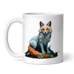 Casa si Gradina - Bucatarie si vesela - Cani si pahare - Cani si cesti - Cana alba personalizata, Vulpea de gheata, INOVATIX®. 330ml - Infinity.ro