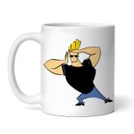 Casa si Gradina - Bucatarie si vesela - Cani si pahare - Cani si cesti - Cana alba personalizata, Johny Bravo stop joc, INOVATIX®. 330ml - Infinity.ro