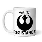 Casa si Gradina - Bucatarie si vesela - Cani si pahare - Cani si cesti - Cana alba personalizata, Join the resistance Star Wars, INOVATIX®. 330ml - Infinity.ro