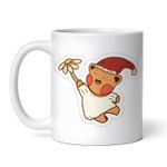 Casa si Gradina - Bucatarie si vesela - Cani si pahare - Cani si cesti - Cana alba personalizata, Kawaii bear cu papadie, INOVATIX®. 330ml - Infinity.ro