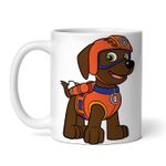 Casa si Gradina - Bucatarie si vesela - Cani si pahare - Cani si cesti - Cana alba personalizata, Paw Patrol Zuma nastrusnic, INOVATIX®. 330ml - Infinity.ro