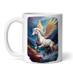 Casa si Gradina - Bucatarie si vesela - Cani si pahare - Cani si cesti - Cana alba personalizata, Pegasus, INOVATIX®. 330ml - Infinity.ro