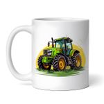 Casa si Gradina - Bucatarie si vesela - Cani si pahare - Cani si cesti - Cana alba personalizata, Tractorul Spaima Campului, INOVATIX®. 330ml - Infinity.ro
