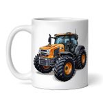Casa si Gradina - Bucatarie si vesela - Cani si pahare - Cani si cesti - Cana alba personalizata, Tractorul Secera de aur, INOVATIX®. 330ml - Infinity.ro