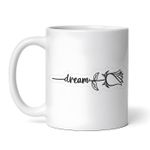 Casa si Gradina - Bucatarie si vesela - Cani si pahare - Cani si cesti - Cana alba personalizata, Trandafir Dream, INOVATIX®. 330ml - Infinity.ro