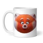 Casa si Gradina - Bucatarie si vesela - Cani si pahare - Cani si cesti - Cana alba personalizata, Turning Red mirat, INOVATIX®. 330ml - Infinity.ro