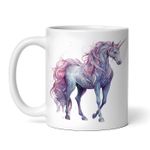 Casa si Gradina - Bucatarie si vesela - Cani si pahare - Cani si cesti - Cana alba personalizata, Unicornul mistic cu tatuaje, INOVATIX®. 330ml - Infinity.ro
