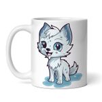 Casa si Gradina - Bucatarie si vesela - Cani si pahare - Cani si cesti - Cana alba personalizata, Vulpita Cyntia, INOVATIX®. 330ml - Infinity.ro