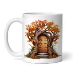 Casa si Gradina - Bucatarie si vesela - Cani si pahare - Cani si cesti - Cana alba personalizata, Usa catre abis, INOVATIX®. 330ml - Infinity.ro