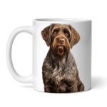 Casa si Gradina - Bucatarie si vesela - Cani si pahare - Cani si cesti - Cana alba personalizata, Wirehaired Pointing Griffon portret, INOVATIX®. 330ml - Infinity.ro