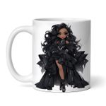 Casa si Gradina - Bucatarie si vesela - Cani si pahare - Cani si cesti - Cana alba personalizata, Papusa demon Abigail, INOVATIX®. 330ml - Infinity.ro