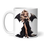 Casa si Gradina - Bucatarie si vesela - Cani si pahare - Cani si cesti - Cana alba personalizata, Papusa demon Bonnie, INOVATIX®. 330ml - Infinity.ro