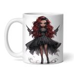 Casa si Gradina - Bucatarie si vesela - Cani si pahare - Cani si cesti - Cana alba personalizata, Papusa demon Daruka, INOVATIX®. 330ml - Infinity.ro