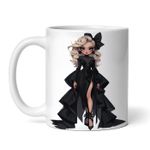 Casa si Gradina - Bucatarie si vesela - Cani si pahare - Cani si cesti - Cana alba personalizata, Papusa demon Blanka, INOVATIX®. 330ml - Infinity.ro