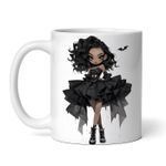 Casa si Gradina - Bucatarie si vesela - Cani si pahare - Cani si cesti - Cana alba personalizata, Papusa demon Ellis, INOVATIX®. 330ml - Infinity.ro