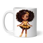 Casa si Gradina - Bucatarie si vesela - Cani si pahare - Cani si cesti - Cana alba personalizata, Papusa Devon, INOVATIX®. 330ml - Infinity.ro