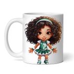 Casa si Gradina - Bucatarie si vesela - Cani si pahare - Cani si cesti - Cana alba personalizata, Papusa Tereza, INOVATIX®. 330ml - Infinity.ro