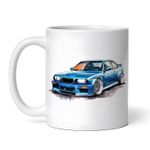 Casa si Gradina - Bucatarie si vesela - Cani si pahare - Cani si cesti - Cana alba personalizata, BMW E30 M3, INOVATIX®. 330ml - Infinity.ro
