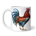 Casa si Gradina - Bucatarie si vesela - Cani si pahare - Cani si cesti - Cana alba personalizata, Cocosul cu coada albastra, INOVATIX®. 330ml - Infinity.ro