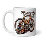Casa si Gradina - Bucatarie si vesela - Cani si pahare - Cani si cesti - Cana alba personalizata, Bicicleta retro, INOVATIX®. 330ml - Infinity.ro