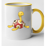 Casa si Gradina - Bucatarie si vesela - Cani si pahare - Cani si cesti - Cana maner galben personalizata Snorlax, INOVATIX®. 330ml - Infinity.ro